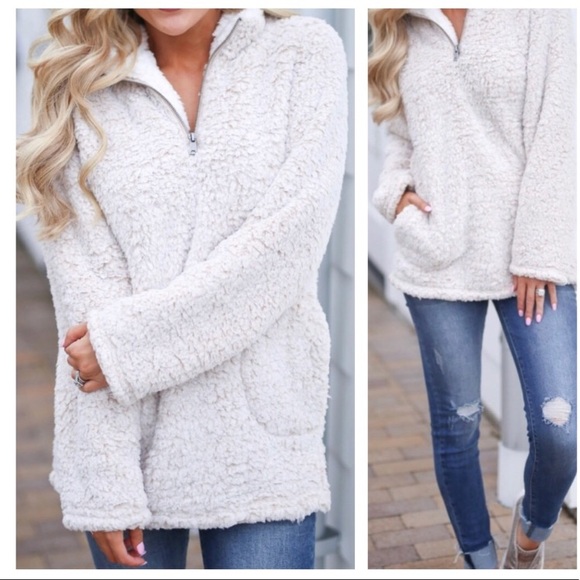 LAST: Small Softest Ever Fuzzy Pullover - Picture 2 of 4